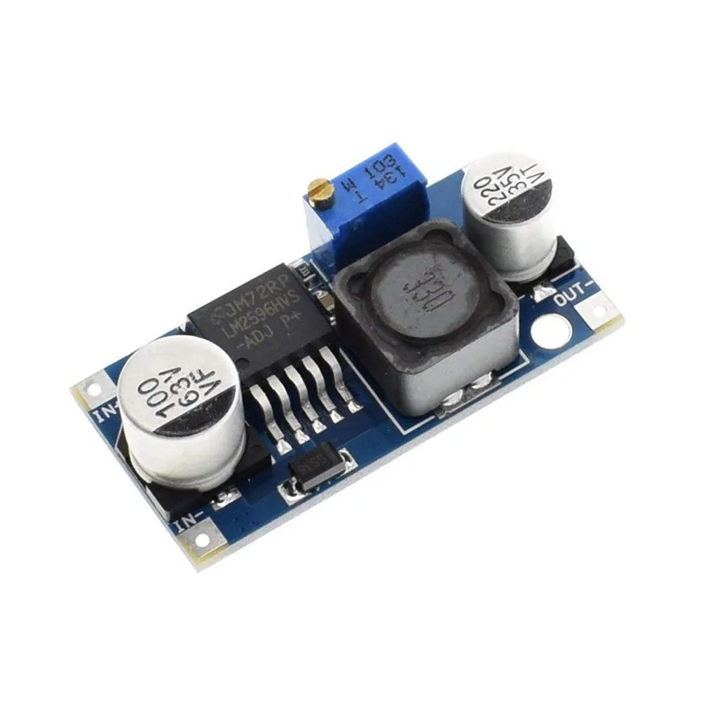 10Pcs LM2596HVS DC-DC Adjustable Step Down Buck Converter Power Module 4.5-53V To 3-40V DC to DC