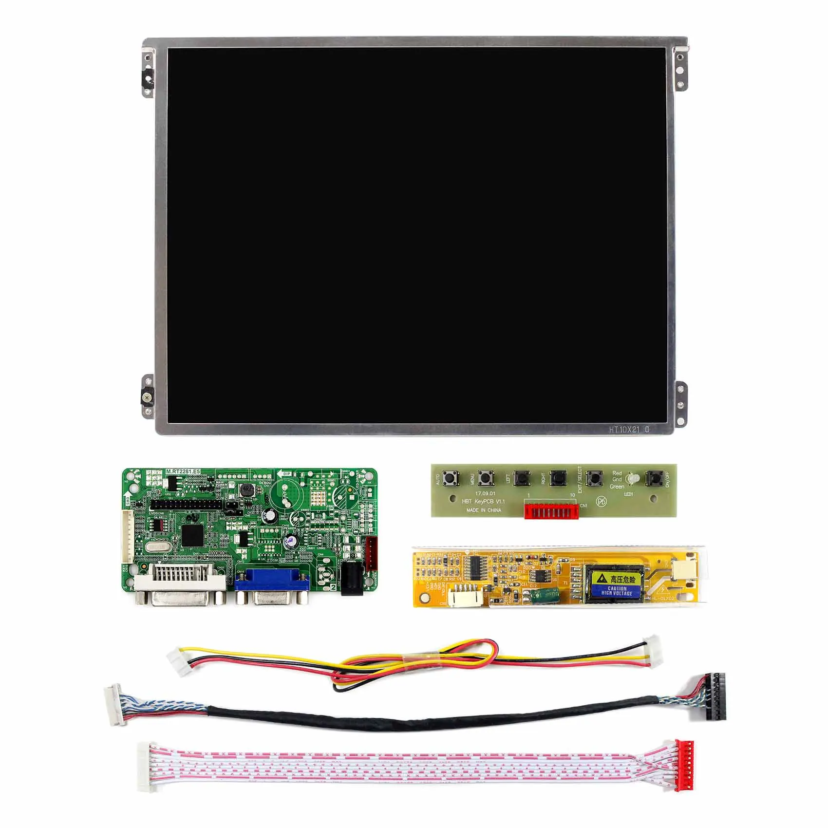 HD MI VGA AV USB RF LCD Controller Board T.V56.03 work with 10.4inch HT10X21-311 1024X768 IPS LCD Screen