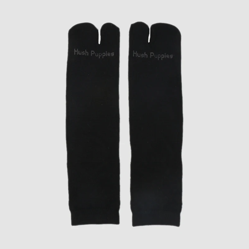 DONG AI trendy wild sports black nylon men's socks split toe and left foot hot sale