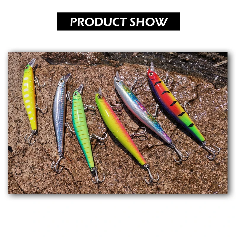 Minnow Vobler Wobblers - Señuelo para lubina buceo profundo efectivo - imagen 4