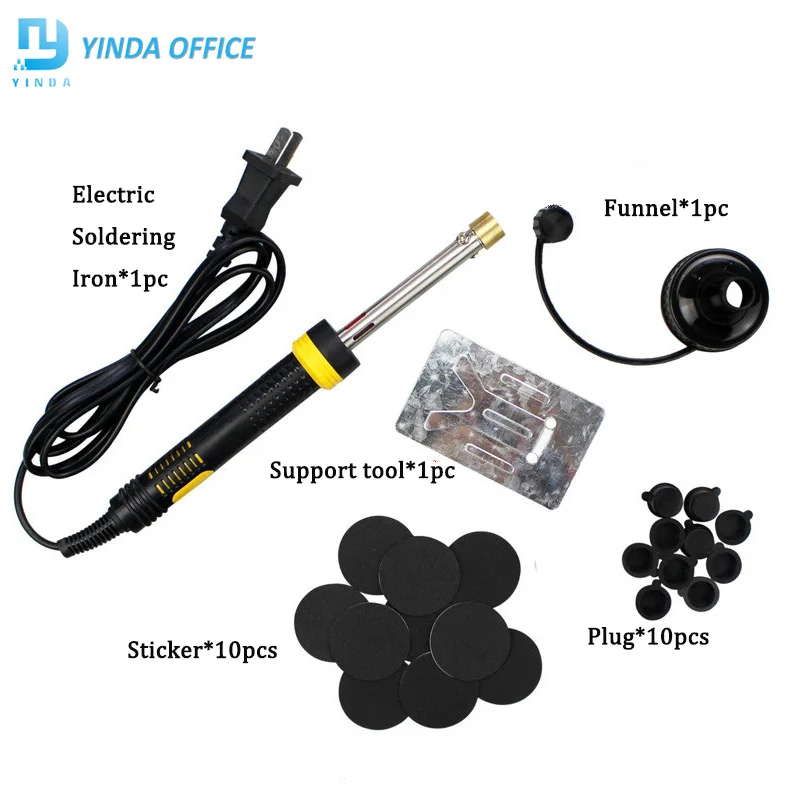 Copier Printer Parts Maintenance Repair TONER CARTRIDGE REFILLING TOOL Hole Making Solder Kit Driller ELECTRIC SOLDERING IRON