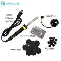 TONER CARTRIDGE REFILLING TOOL Hole Making Solder Kit Driller ELECTRIC SOLDERING IRON Copier Printer Parts Maintenance Repair