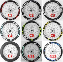 New 700C Road bike glossy matte 3K UD 12K full carbon fibre bicycle wheelset carbon tubular clincher tubeless rims carbon wheels