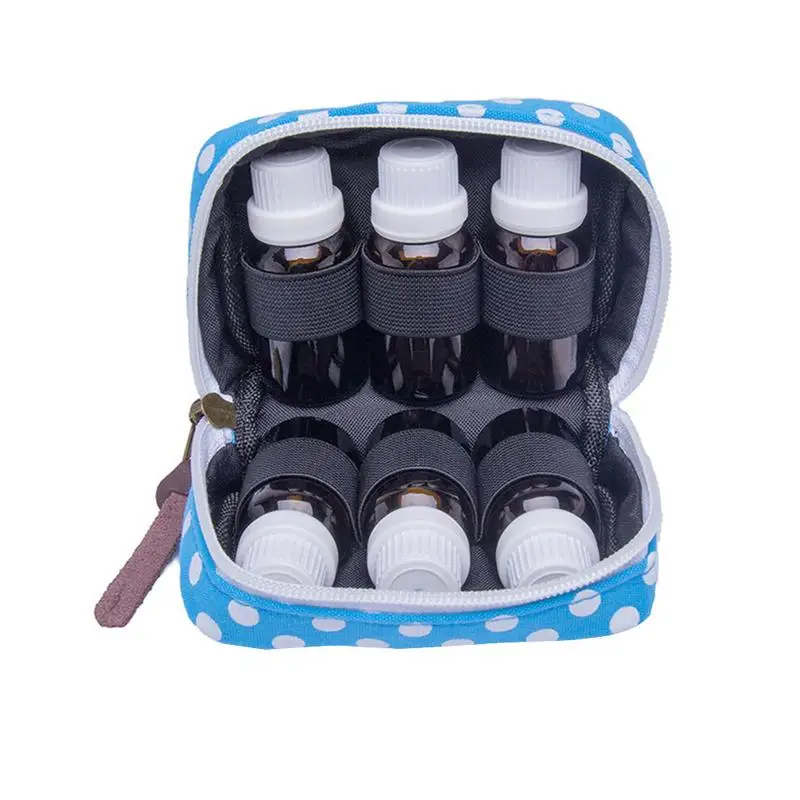 6/10/30/63 Compartments Essential Oil Box Organizer 1Ml 2Ml 3Ml Essential Makeup Storage Box Perfume Oil Essential Oil Box Case