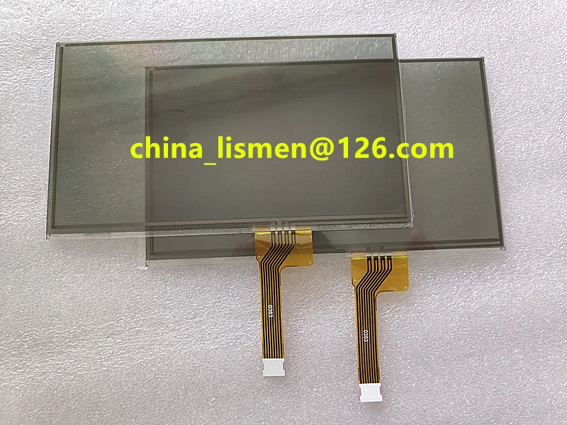 

2 piece 6.5 inch 8 pin Black glass touch panel Digitizer Lens for Journey JCUV car DVD player GPS navigation LQ065T5GG64 LCD