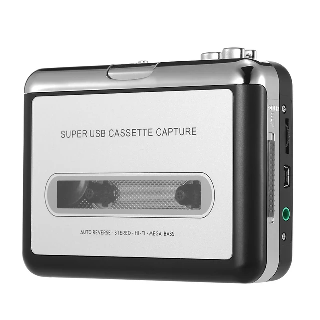 Ezcap Usb Cassette Capture Audio Music Player Cassette Tape To Mp3  Converter Convert Into Computer Stereo Hifi Sound Mega Bass - Cassette  Recorders & Players - AliExpress