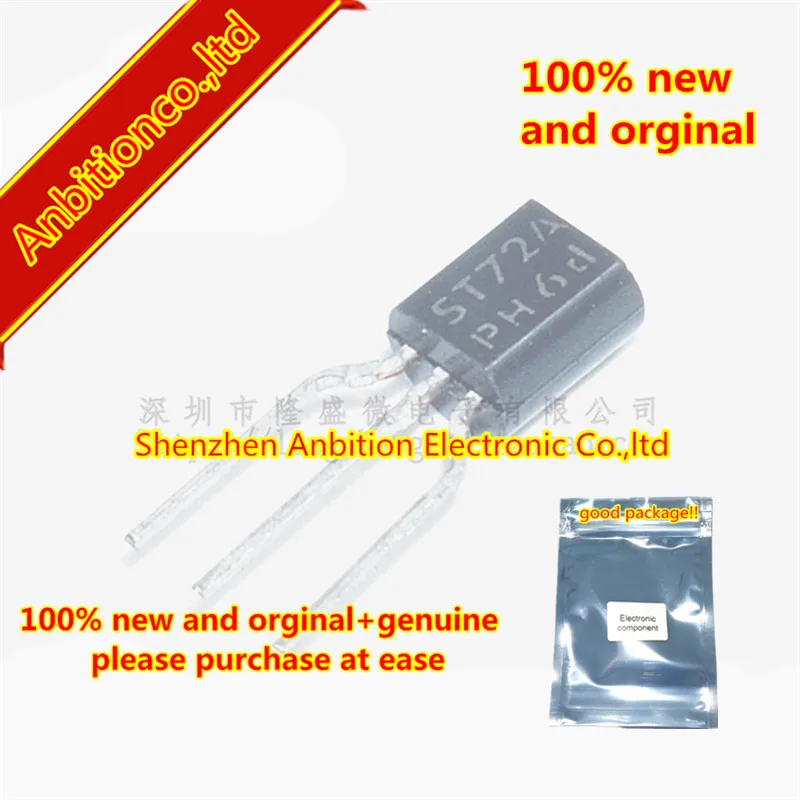 10pcs 100% new and orginal TO-92 BST72A ST72A N-channel vertical D-MOS transistor in stock