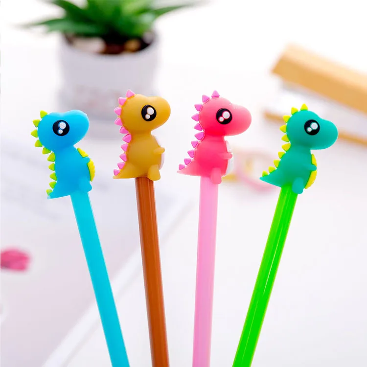 South Korea Creative Small Monster Neutral Pen Cute Cartoon Little Dinosaur Modeling Students Stationery Black Pen