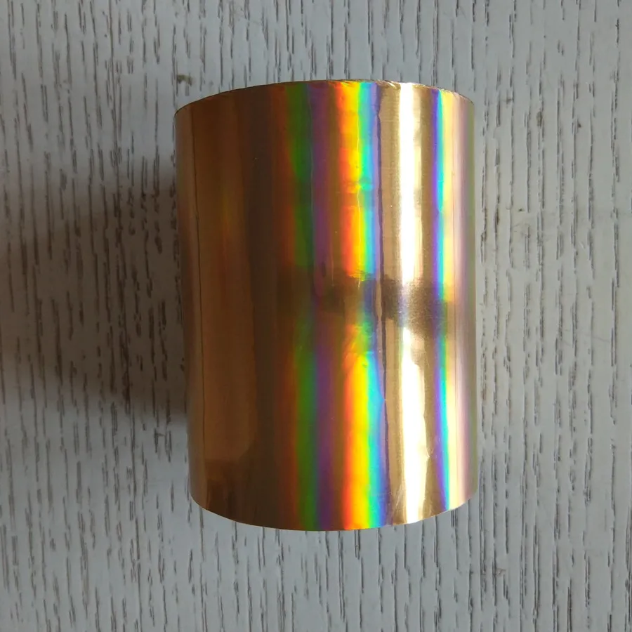 2 rolls Holographic foil Hot stamping foil hot press for fishing lure 8cm x120m heat stamping film good quality foil