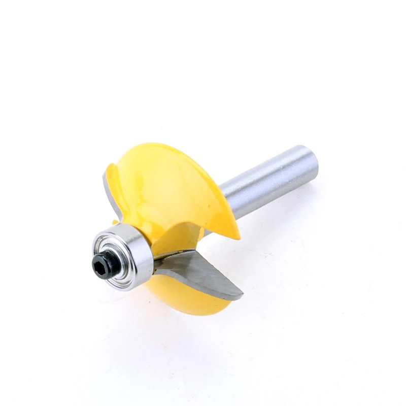 CHWJW 1PC 8mm Shank Ogee Euro Style Door Front Edging Router Bit Trimming Wood Milling Cutter for Woodwork Cutter Power Tools