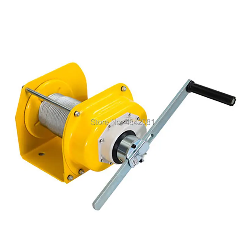 0.5T/1T/2T/3Ton Manual winch Boat truck auto self-locking hand manual Galvanized steel winch hand tool lifting sling