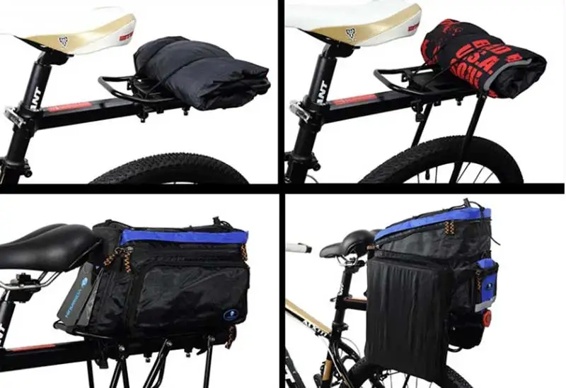 Mountain Bike Carrier Cargo Rear Rack, Bicycle Seat Luggage Steel Rack, Load High Quality