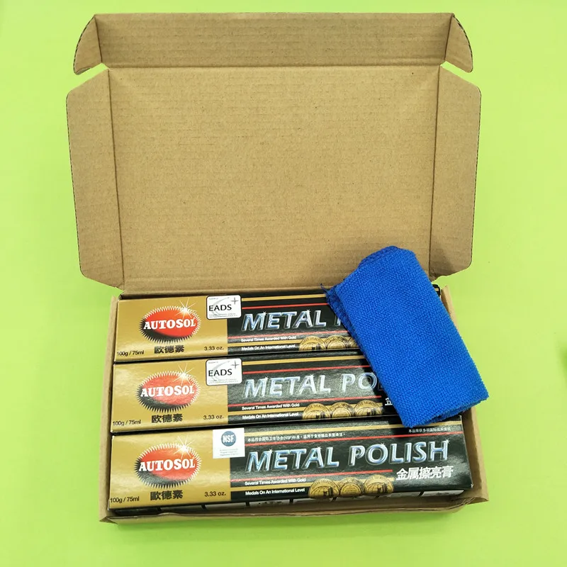 AUTOSOL metal polishing cream hardware wristwatch scratch repair grinding derusting polishing saving copper 100g 75ml
