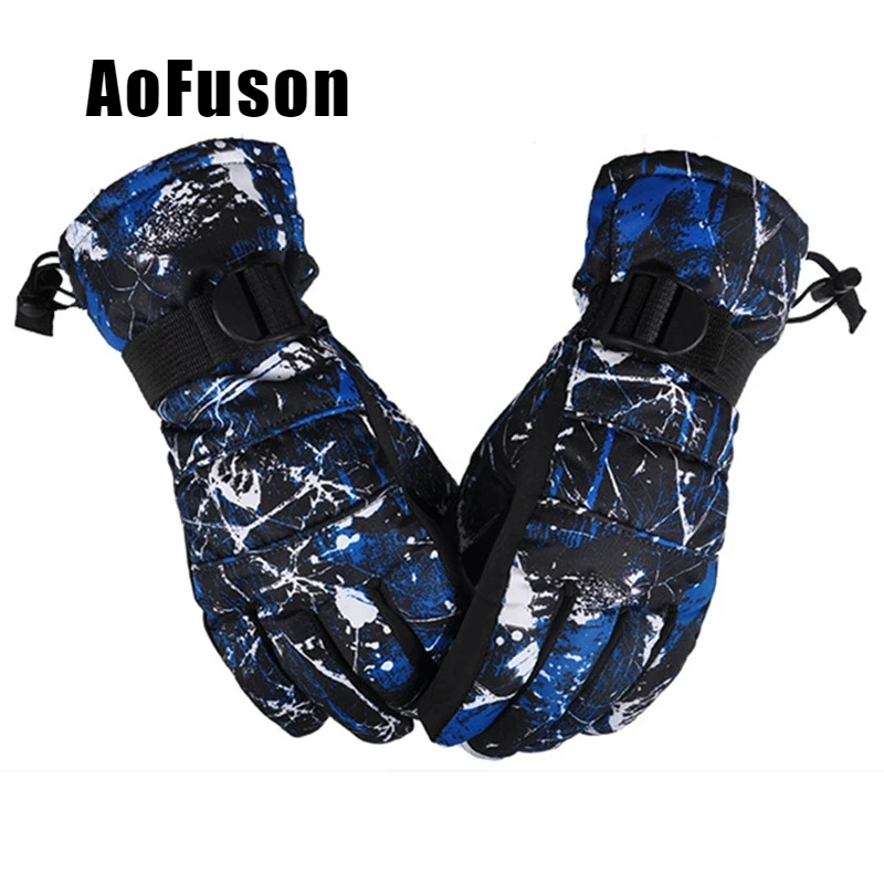 Snowboard Ski Gloves Unisex Windproof Waterproof Teens Breathable Winter Warm Skiing Cycling Snow Women Men Glove 2020 New Gant