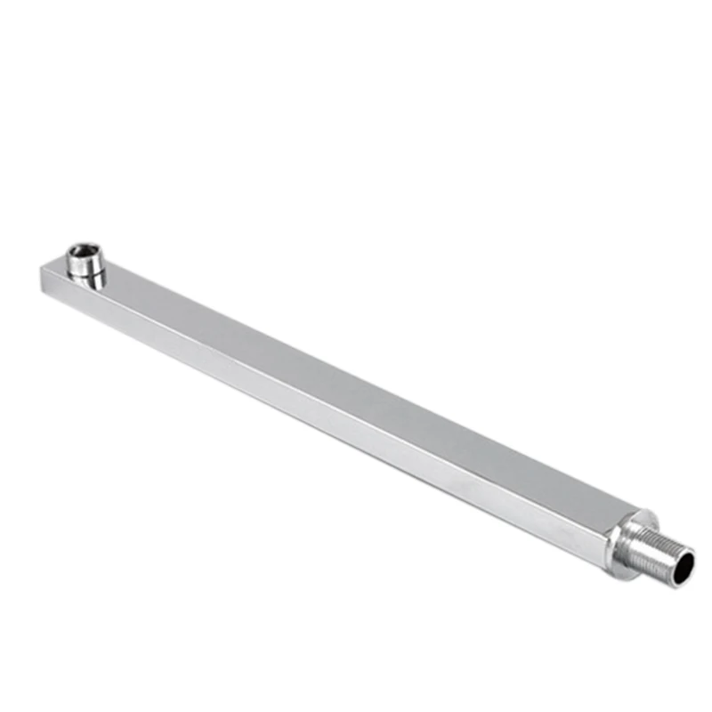 40 Cm Vuông Tắm Cánh Tay Nối Dài Cánh Tay Treo Tường Tắm Tắm Cần Tắm Cánh Tay Chrome Cố Định Ống gắn Chân Đế