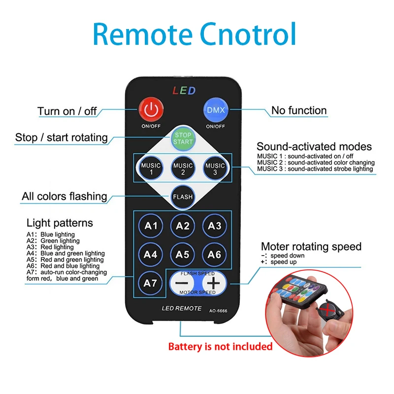 USB 5 V controle IR feixe de cor luzes de natal bola de discoteca controle música levou ktv dj disco luz guirlanda família holiday party luz