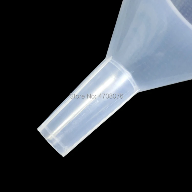 90mm opening 5pcs/pack PP funnel Plastic lab filter funnel food grade transparent cone shape for laboratory kitchen garage