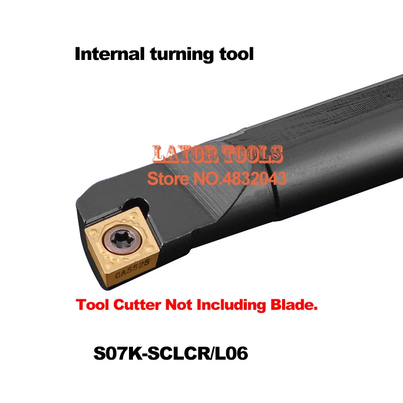 

S07K-SCLCR06 Boring Bar,Internal turning tool,CNC turning tool holder,Lathe cutting tool,SCLCR/L boring bar for CCMT0602 Inserts