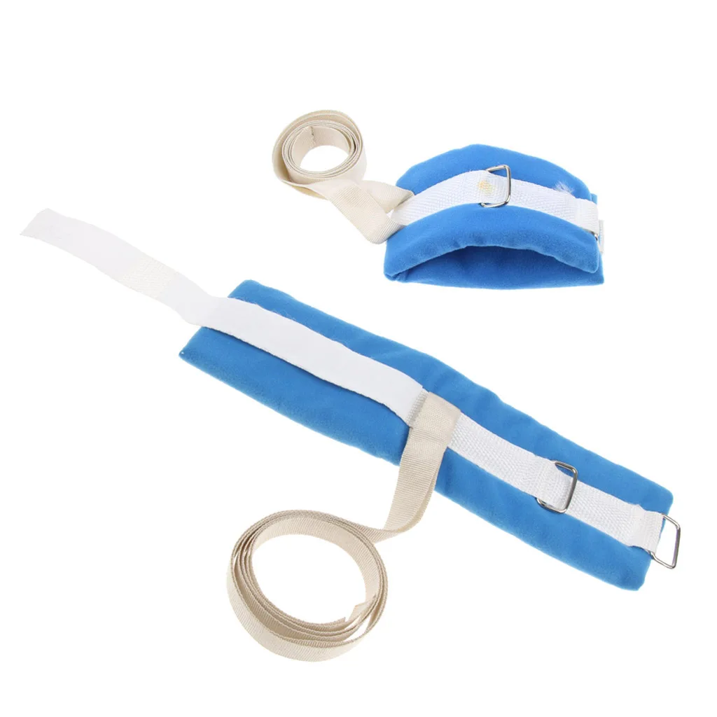 2Pcs Wrist Arm Ankle Hand Restraint Strap,Adjustable Limb Holder for Fixing Patients Prevent From Scratch Patient Positioner