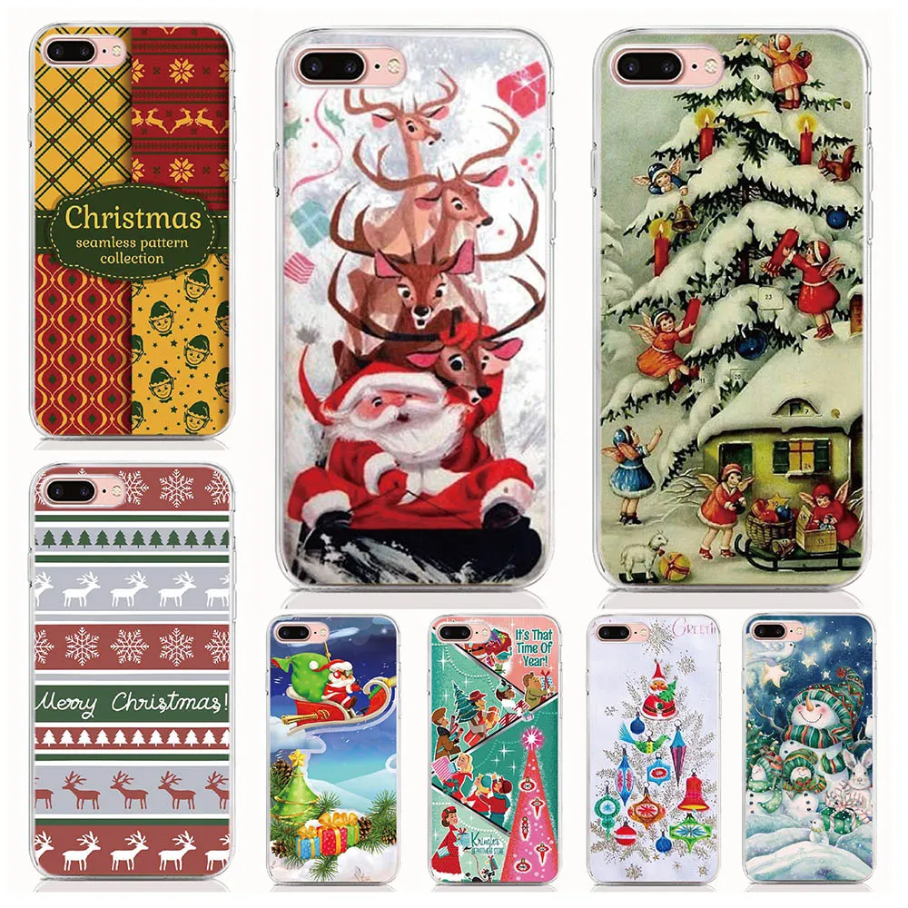 For Google Pixel 4 4XL 3A XL 2 3 2XL 3XL Soft Tpu Silicone Case Merry Christmas Back Cover Protective Coque Shell Phone Cases