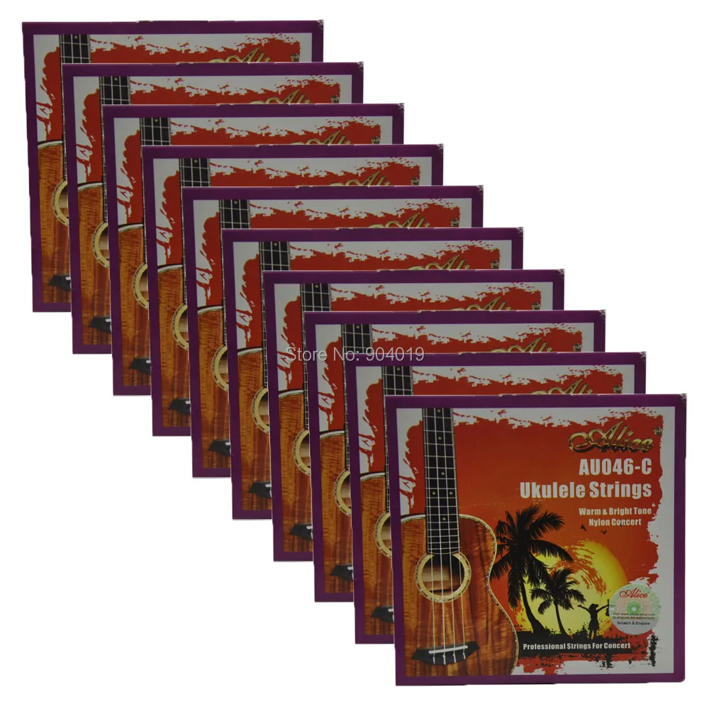 

10Sets Alice Concert Ukulele Strings Modified Clear Nylon AECG AU046C