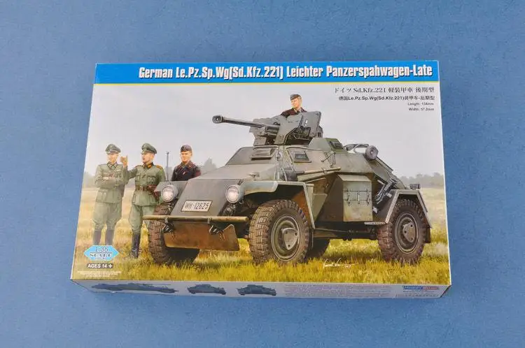 

Hobbyboss 1/35 83814 Sd.Kfz.221 стартовый модельный комплект