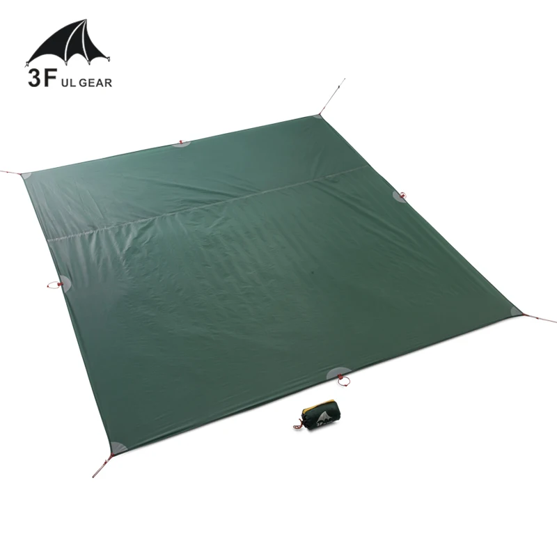 3F UL GEAR 210T Shelter Sun Shade Waterproof Camping Mat Ultralight Portable Beach Tent With 8 Points