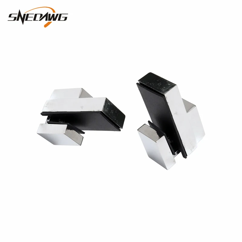 2pcs Fit 5-20mm Thickness Glass Clamp Zinc Alloy Glass Clip Shelf Support Showcase Display Cabinet Glass Clamp Clip