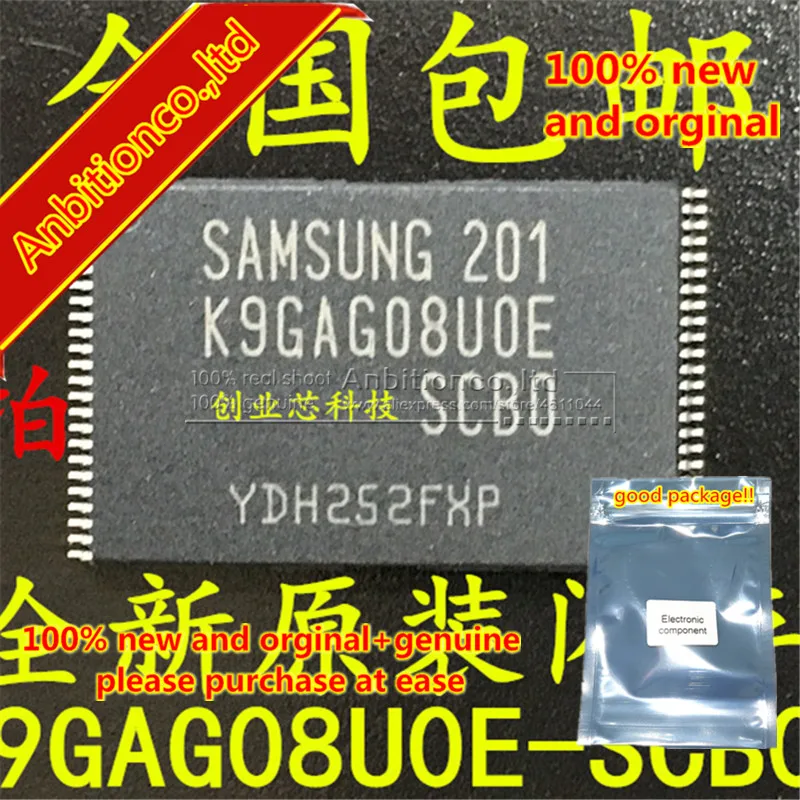 

10pcs 100pcs 100% new and orginal K9GAG08U0E-SCB0 K9GAG08UOE-SCBO in stock