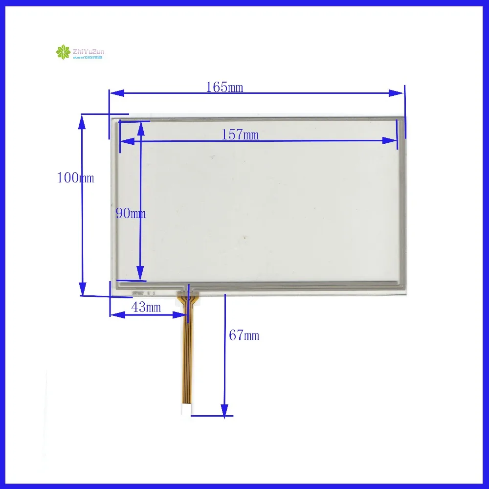 

HST-TPA7.0NR compatible 7inch 4 lins Touch Screen For GPS CAR sensor glass this's compatible Freeshipping