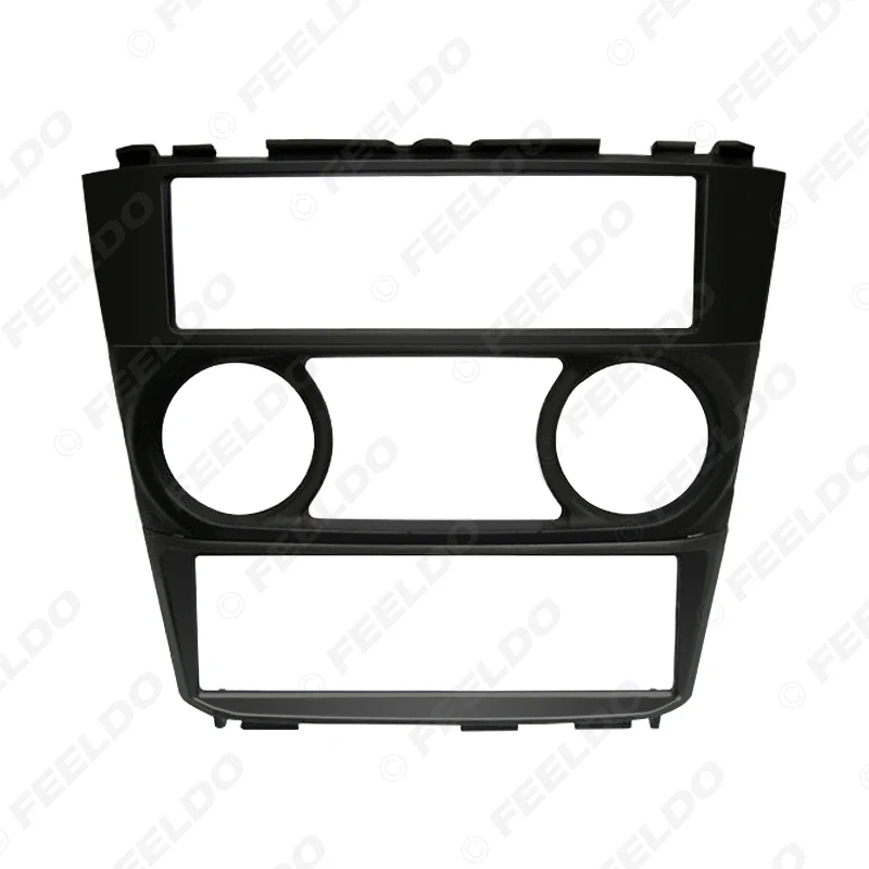 LEEWA Car 1Din Dashboard Radio Panel Fascia Frame For Nissan N16/Fb15/2Stereo Frame Plate Bezel Installation Trim Kit