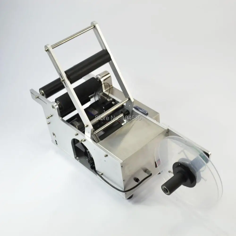 MT-50 Hiệu Quả Cao Chai Nhãn Máy 20-50 pcs/phút Bán Tự Động Chai Tròn Máy Ghi Nhãn Mác Nhãn Applicator