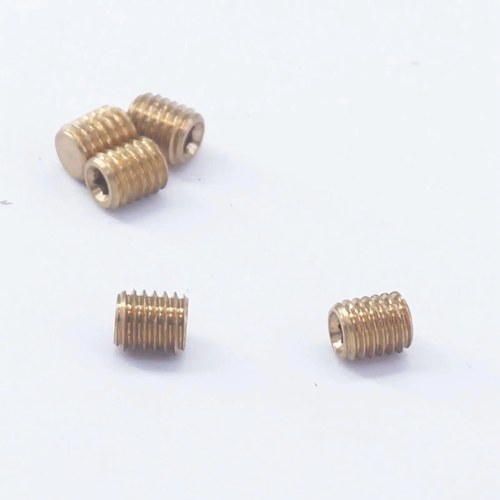 5 Pcs M5 Metric Man Brass Pipe End Plug Verzonken Allen Inbussleutel