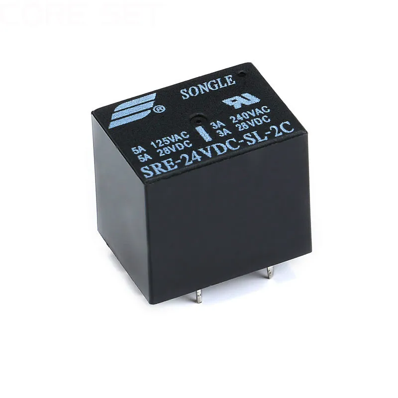 5pcs Relay SRE-05VDC-SL-2C SRE-12VDC-SL-2C SRE-24VDC-SL-2C 5V 12V 24V 3A 240VAC 8PIN Relays Relais