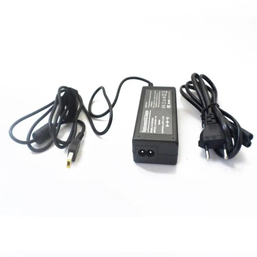 Notebook USB Plug AC Adapter Power Charger For Lenovo ThinkPad E431 6277-AVU 6277-5EU E531 T440S T440 X230s X240 X240s 20V 65W