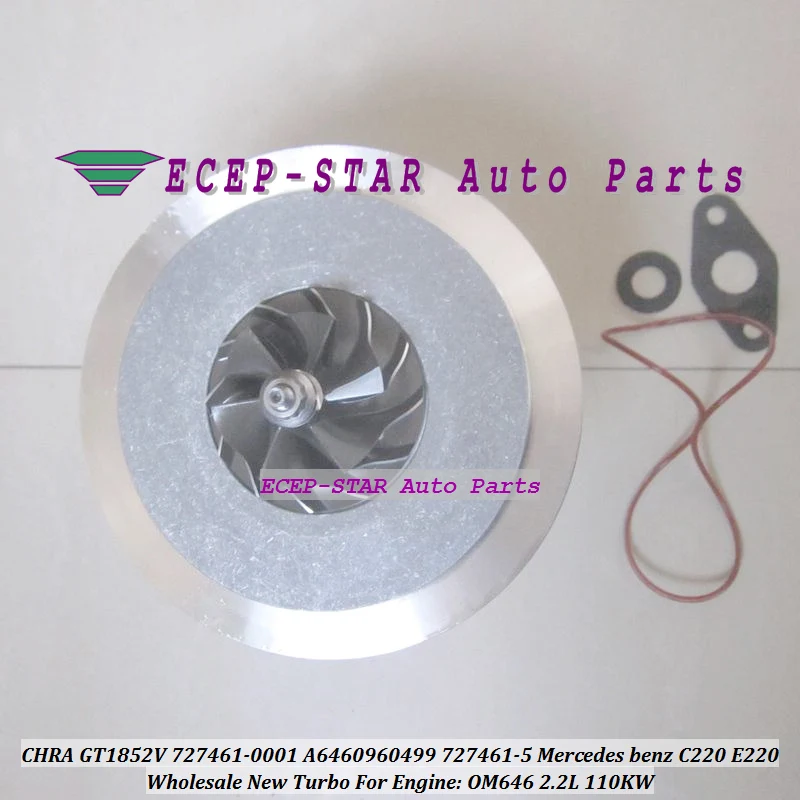 Turbo CHRA Cartridge GT1852V 727461 727461-0001 A6460960499 A6460960099 A6460900080 For Mercedes Benz C220 E220 OM646 W211 W203