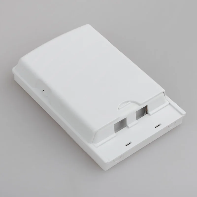 5-20pcs Fiber Optic Information box 2 core Optic Termintion Box 130*90*30mm FTTH fiber home box panel ABS plastic faceplate