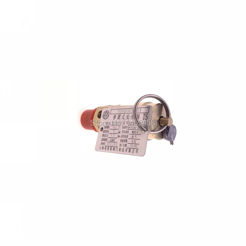 4pcs/lot 1092001961=0830100768 safety valve pressure relief valve A28X-16T DN6 1.1MPA