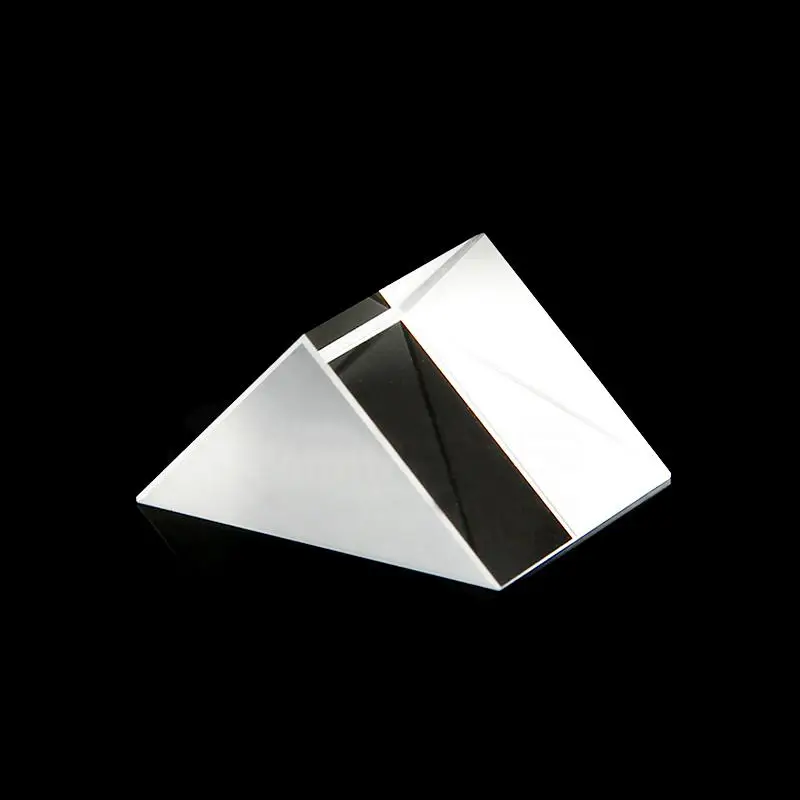 

15x15x15mm Optical Glass Prisms Triangular Lsosceles Right Angle K9 Prisms Lens Light Spectrum Physics Optics