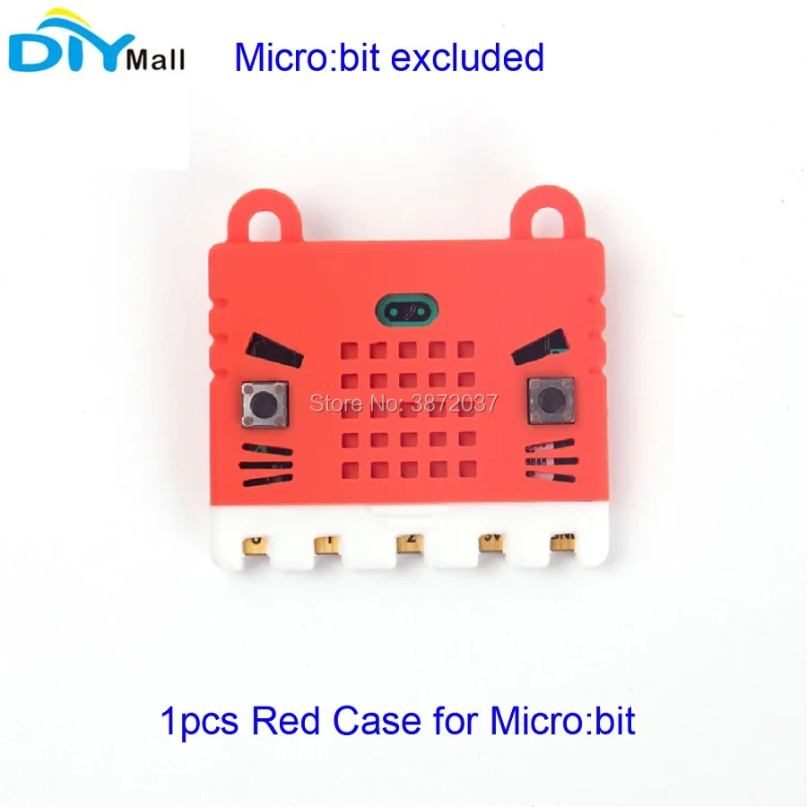 For BBC Micro:bit Microbit Protective Case Silicone Soft Cover Red