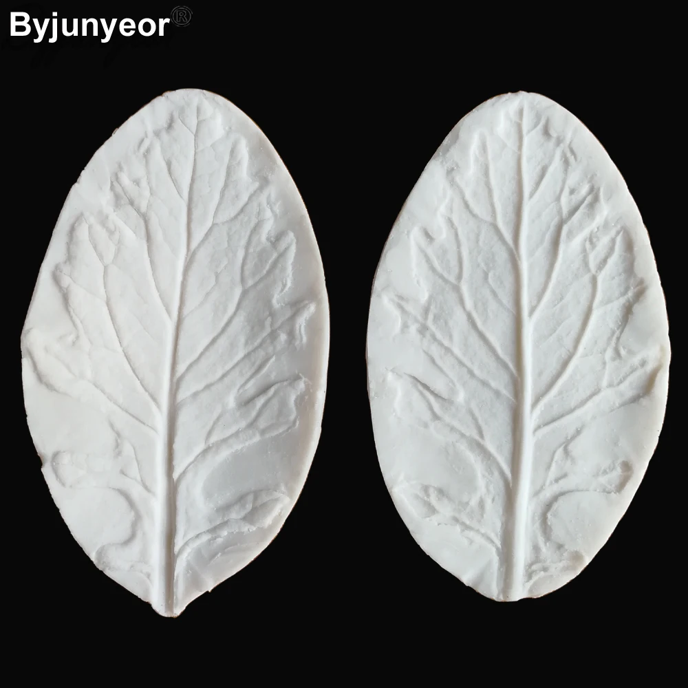 Senecio Cineraria Veiner Petal Flower Leaf Cake Decorating Tools Flower Fondant Mold Water Paper Sugar Clay Flower Moulds CS201