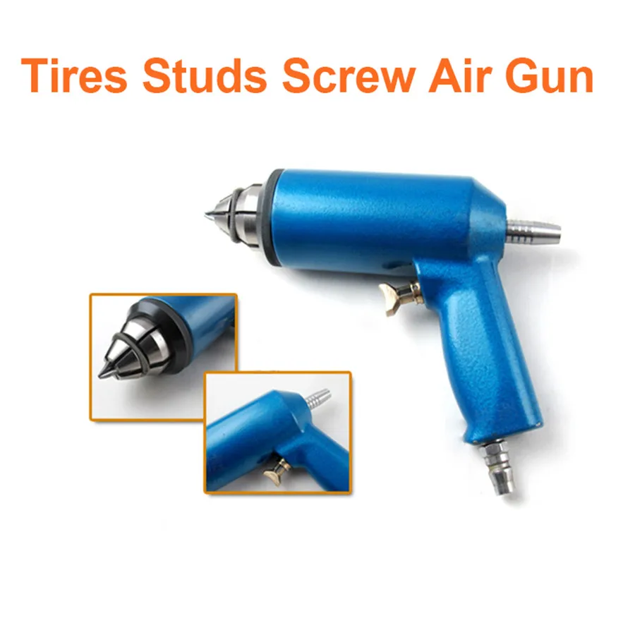 Car Tire Nail Air Gun Tool For 8mm Bottom Diameter Car Tires Studs Air Hit Tire Holes Screw Snow Spikes Wheel Tyres Snow Chains