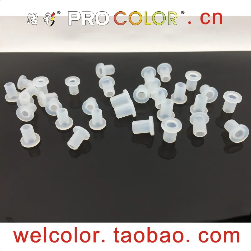 T type silicone rubber Hollow small bushing plug parts grommet single hole OD ID 0.5 1 1.5 2 2.5 3.1 4 4.3 5 6 7 8.4 10 10.5 mm