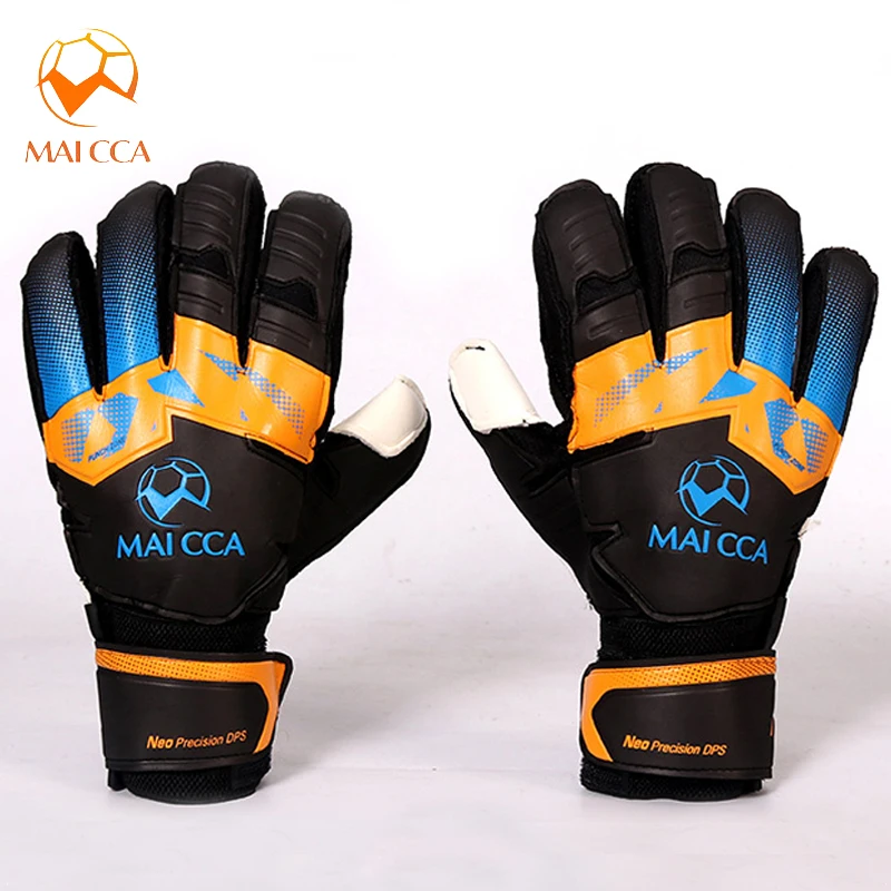 Professional Mens Finger Protection Thick Latex Soccer Goal Keeper Goalkeeper Soccer Football Goalkeeper Gloves Football Gloves