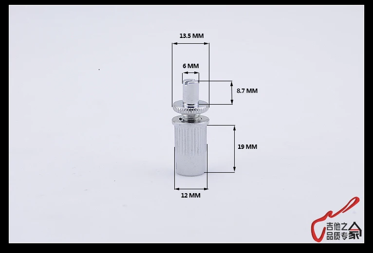 1 Piece  GuitarFamily  Tune-O-Matic Bridge  Stud/Post  And Anchor For Electric Guitar  MADE IN KOREA