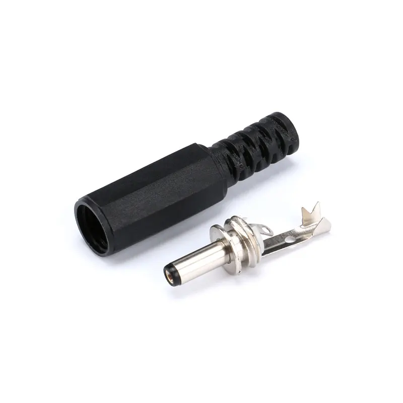 10PCS 3.5mm jack Black 3.5mm x 1.35mm DC Power Male Plug Jack Adapter