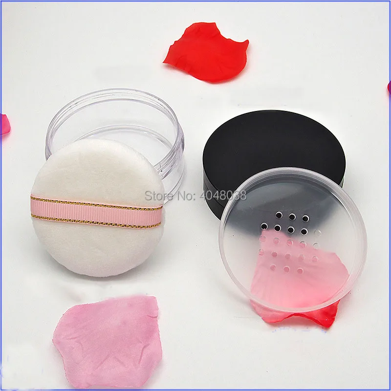 Highlight Loose Powder Case Shading Powder Compact 20 Gram with a Puff Empty Loose Powder Packing Box Dia 65 mm Makeup Tools