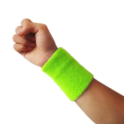 New 1PC Sports Wrist Band Sweatband Tennis Squash Badminton Wrist Support Brace Wraps Guards Gym Basketball Wristband