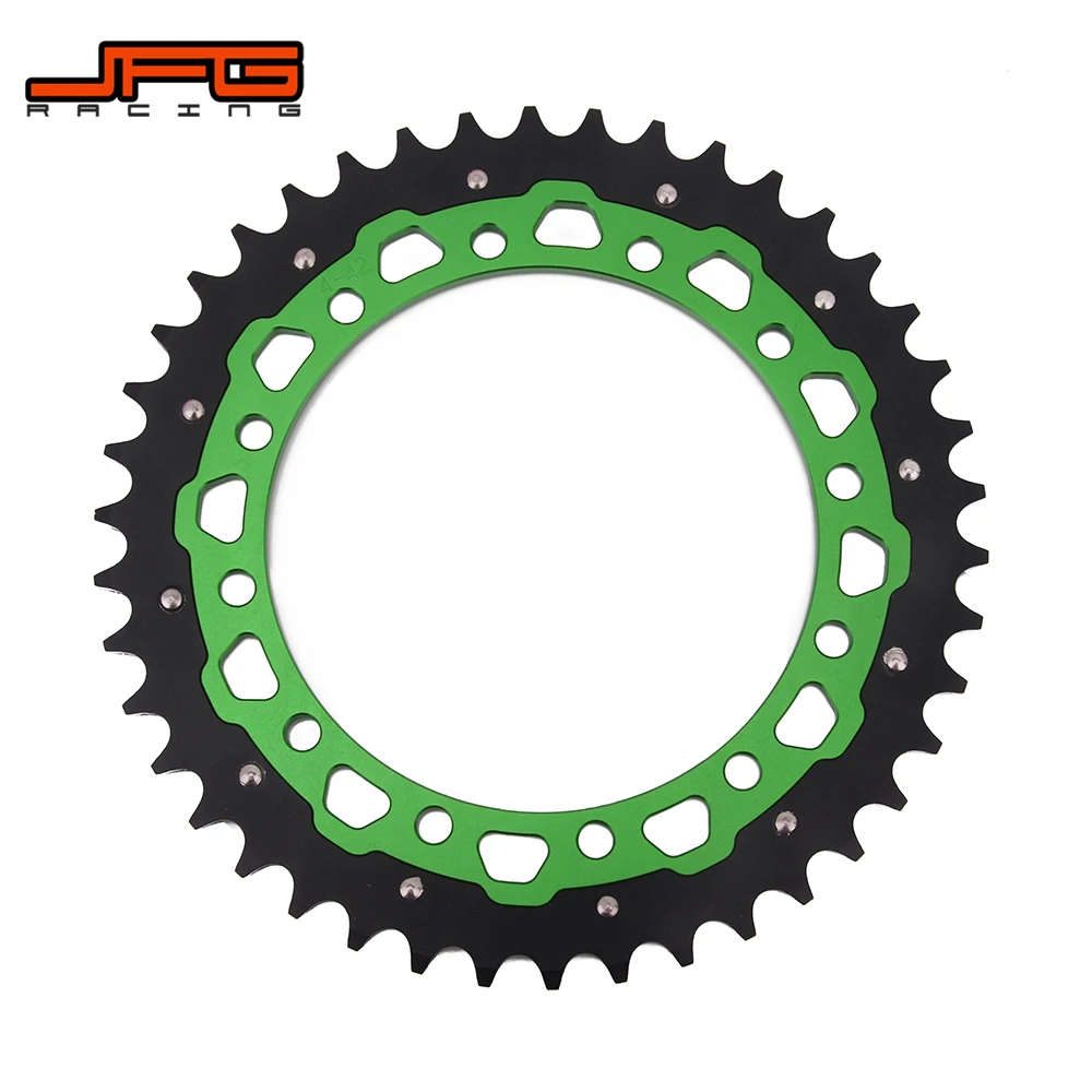 42T 48T 49T 50T 51T Rear Chain Sprocket For KAWASAKI KDX200 KDX250 KLX250 KLX300R KLX450R KLX650 KX125 KX250 KX250F KX450F KX500