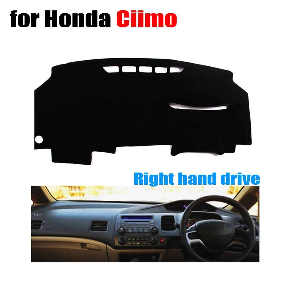 Car dashboard covers For Honda Ciimo all the year Right hand drive dashboard mat pad dashmat car Instrument platform accessories